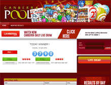Tablet Screenshot of canberrapools.com